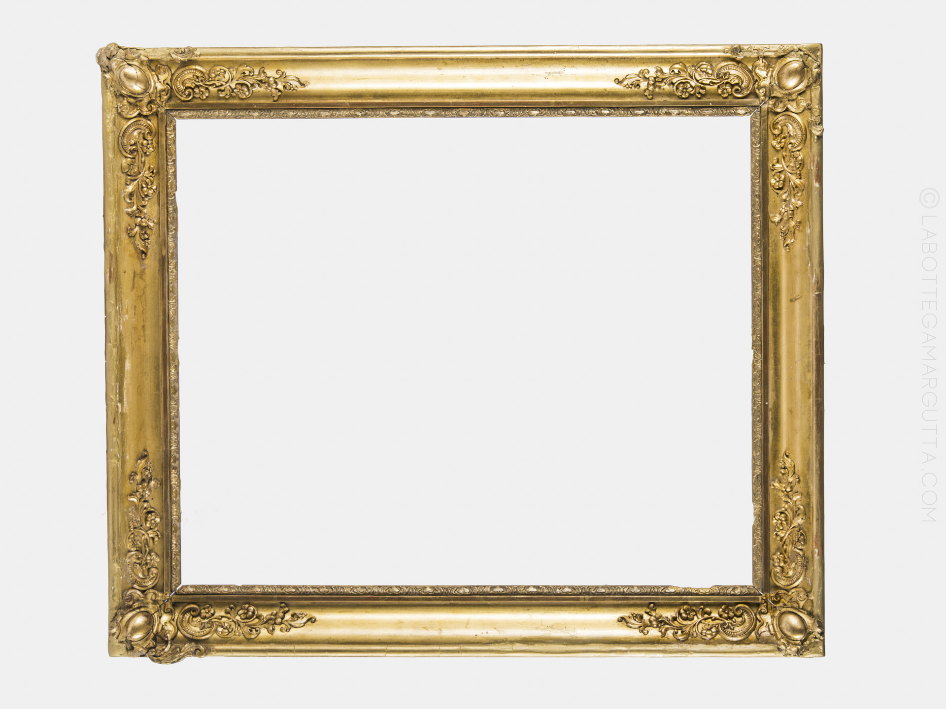 Mira Cornice in legno Périgueux 80x100 cm - oro antico - vetro