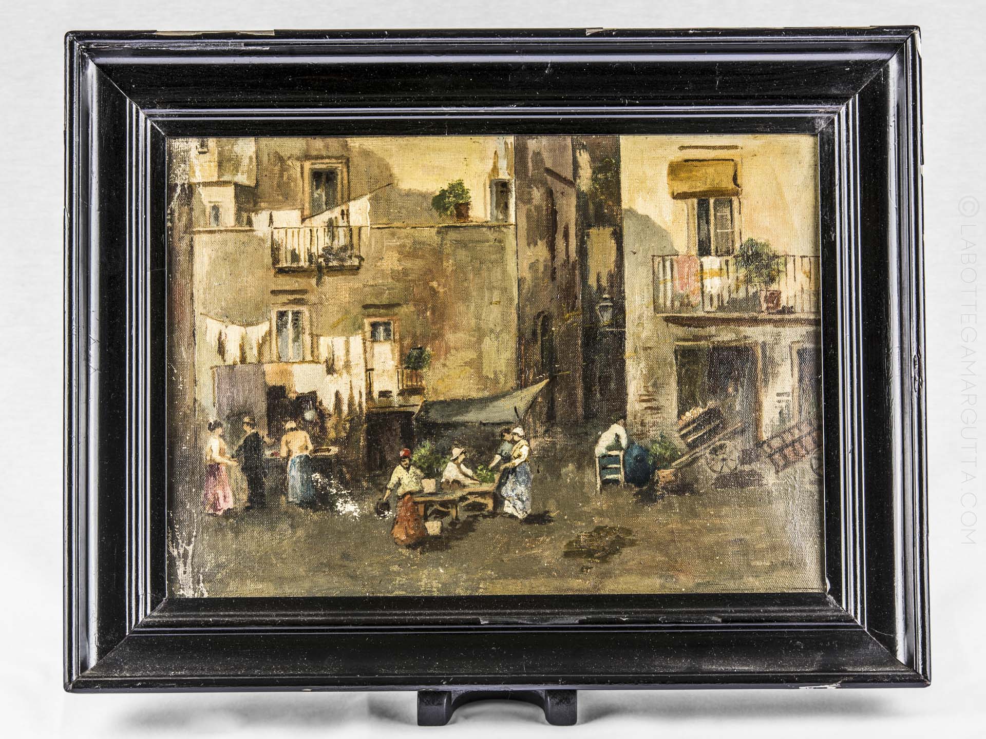 Ignoto del XX Secolo Scorcio parigino, olio su tela (cm 30x42) In cornice, Il Ponte Casa d'Aste