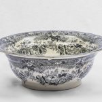 Porta frutta in ceramica Davenport "Ginevra". Inghilterra, seconda metà ‘800